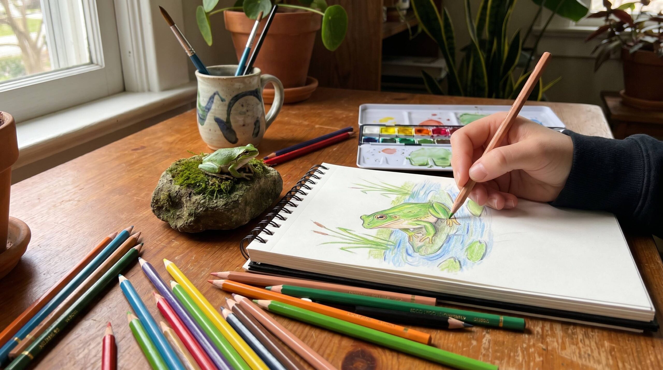 Frosch Zeichnen