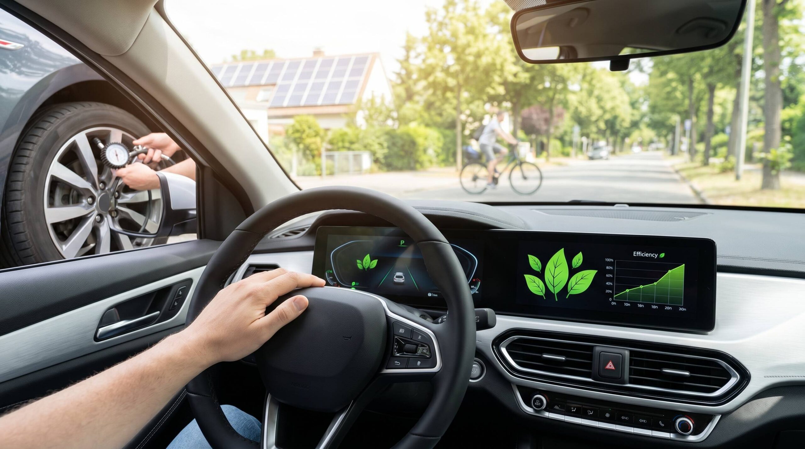 Was ist eine Voraussetzung für umweltschonendes und energiesparendes Fahren